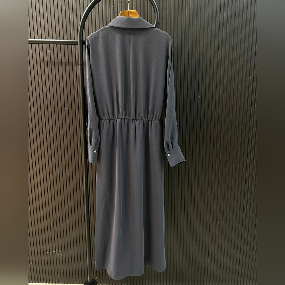 Vince. Shaped Collar Dolman-Sleeve Dress - Picture 5 of 11
